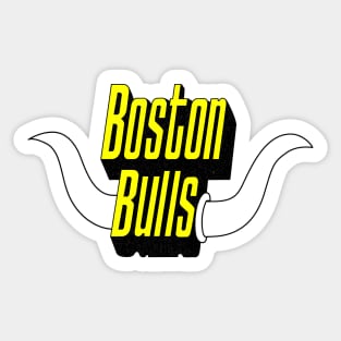 Defunct Boston Bulls World Football League 1974 Sticker